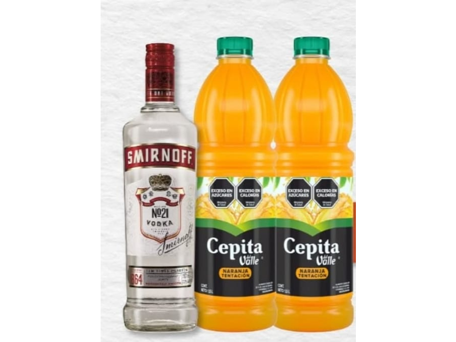 Smirnoff Clásico + 2 Cepita 1,5L