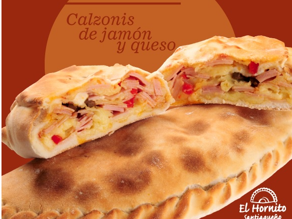 Calzoni de jamón y queso