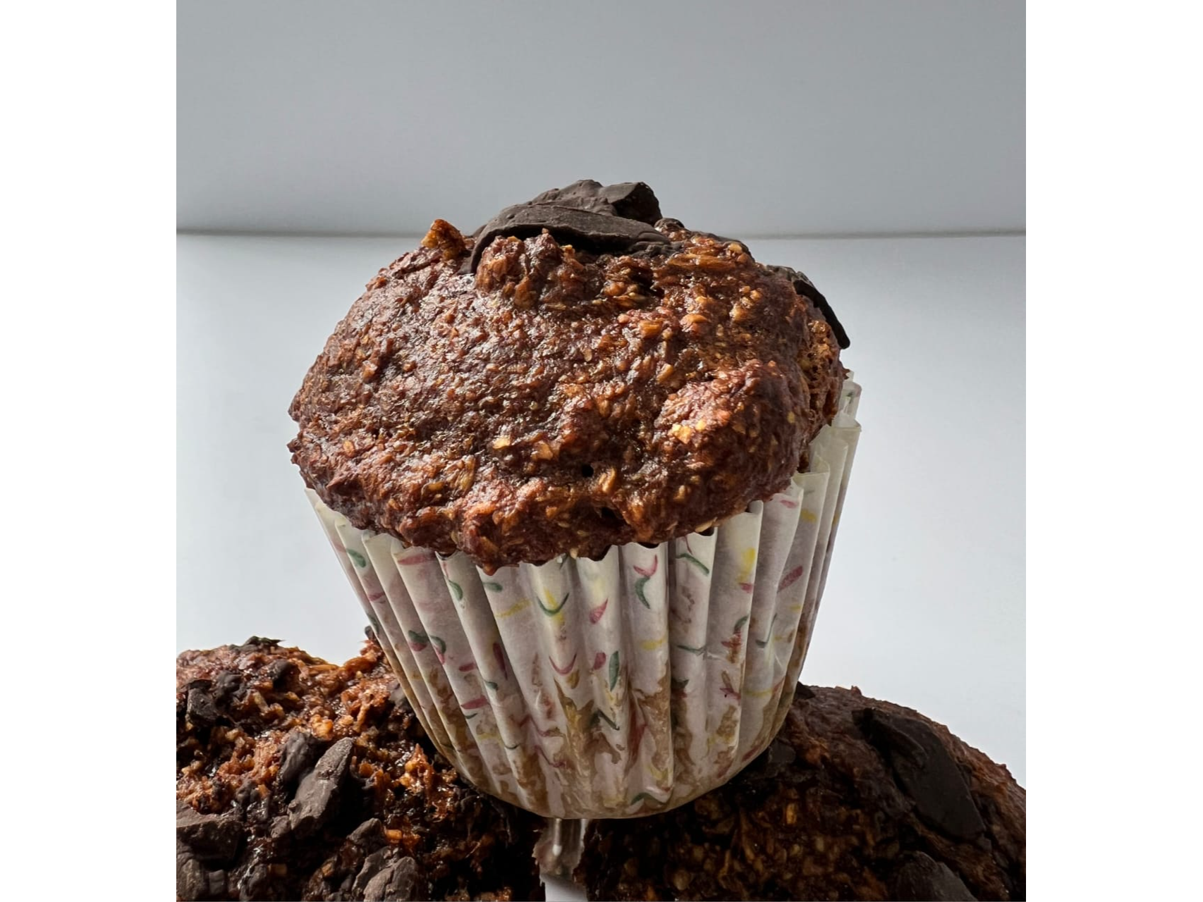 Muffin sin harina de cacao