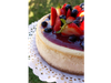 Porción de Cheescake de Frutos Rojos