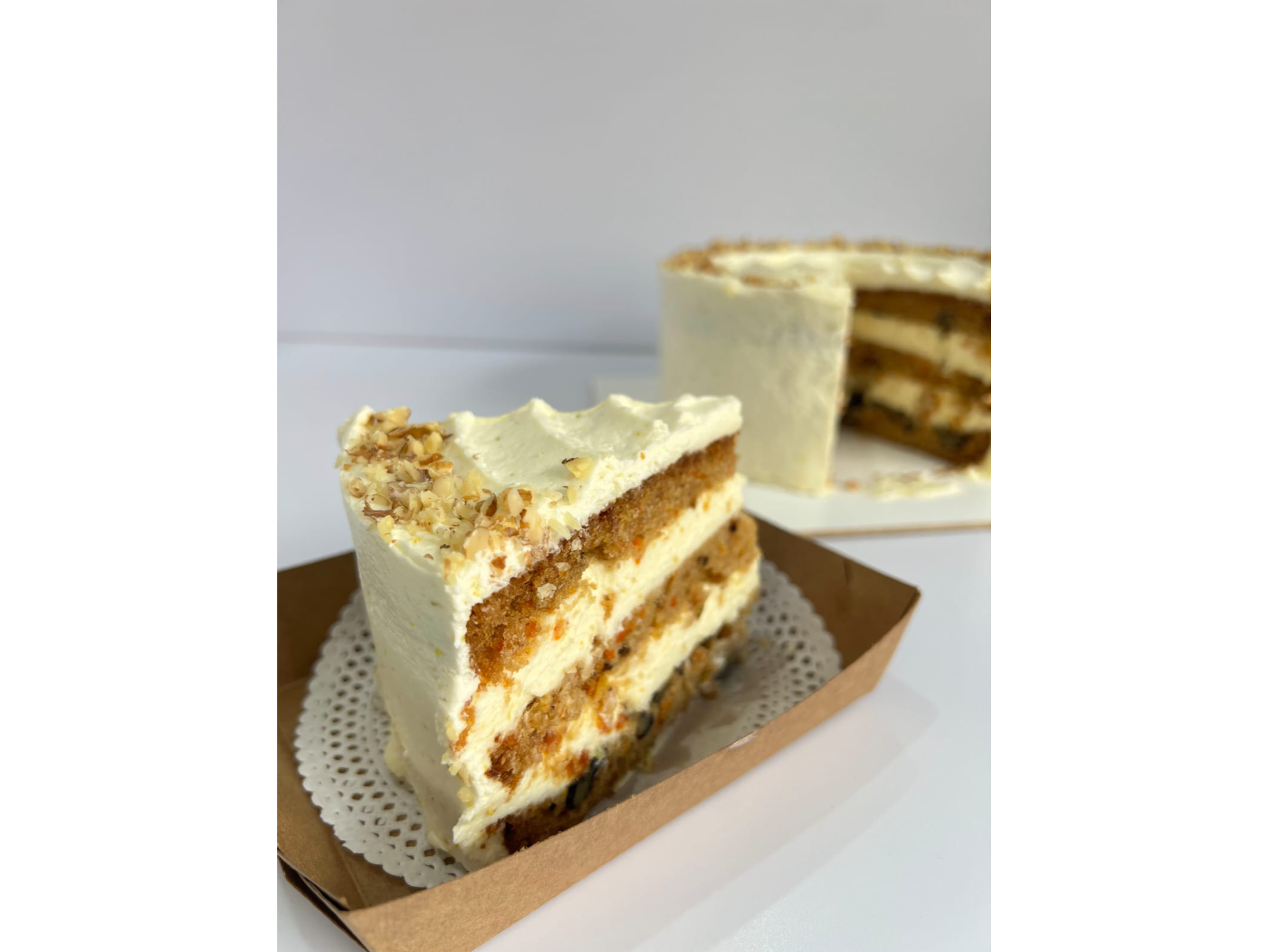 Porción de Carrot Cake