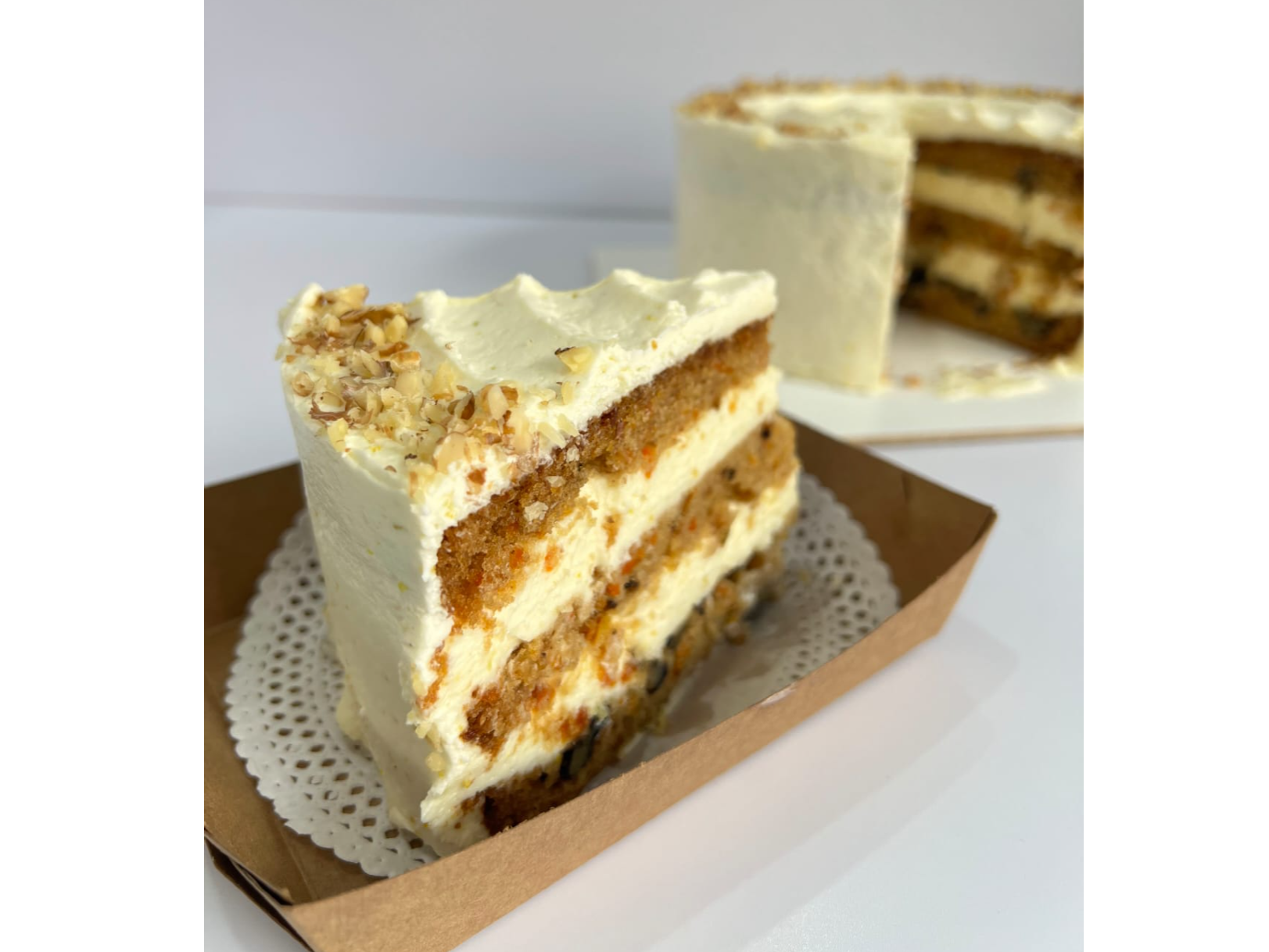 Porción de Carrot Cake