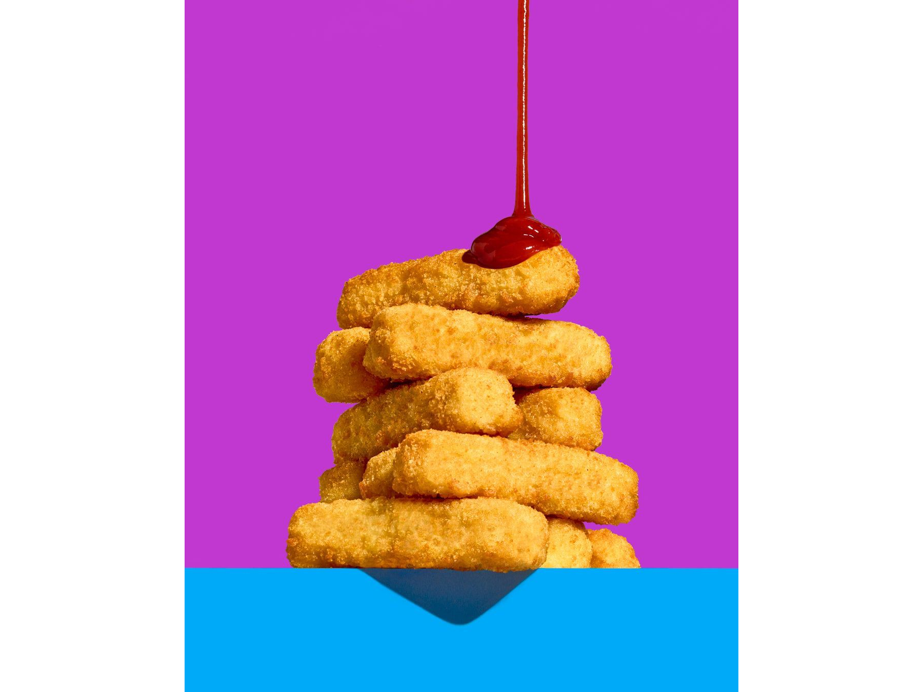 NUGGETS DE POLLO + 1 POTE DE KETCHUP + 1 POTE DE CHEDDAR