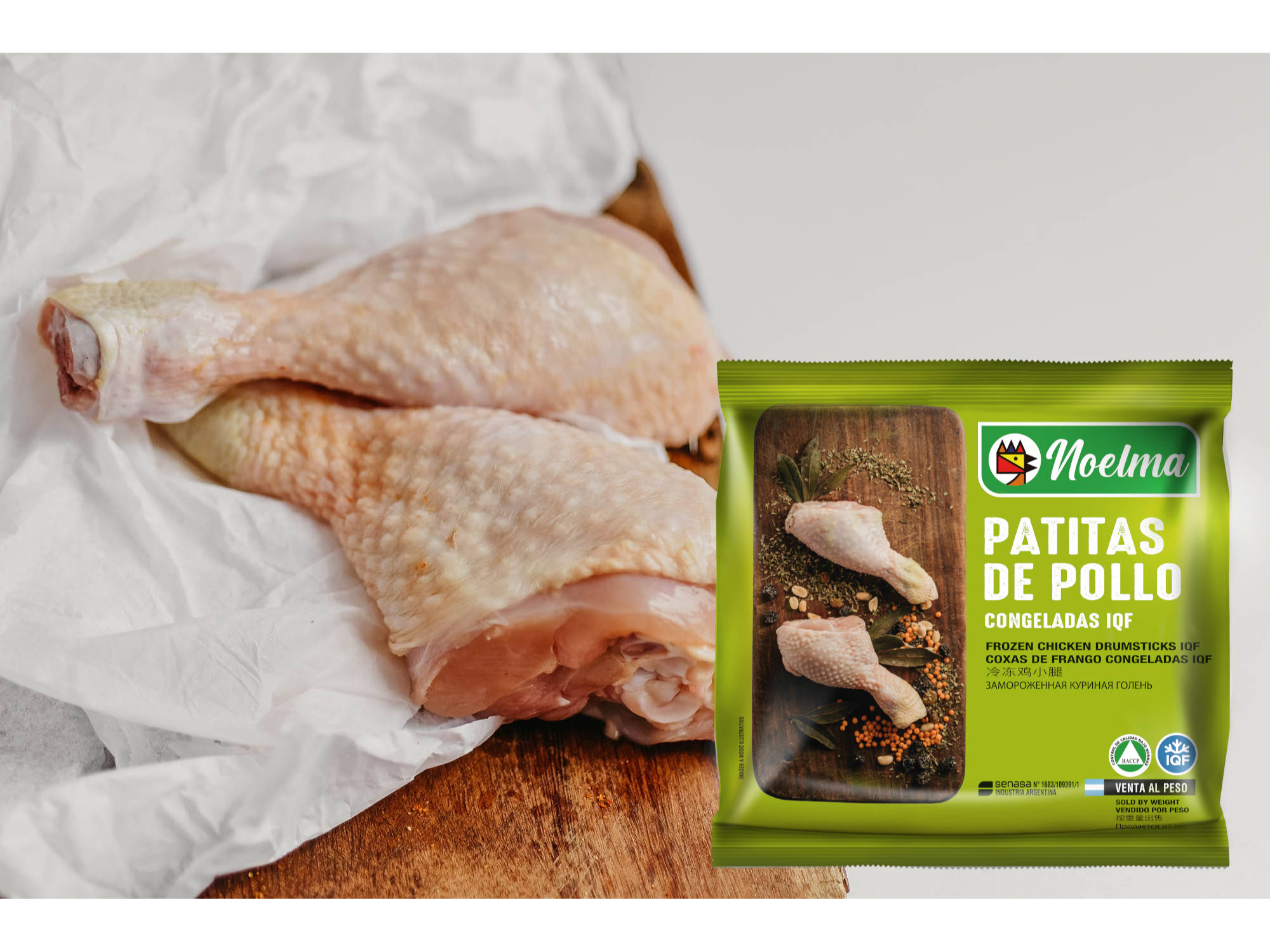 CAJA PATITAS  X 12 KG (4 BOLSAS X3KG) NOELMA
