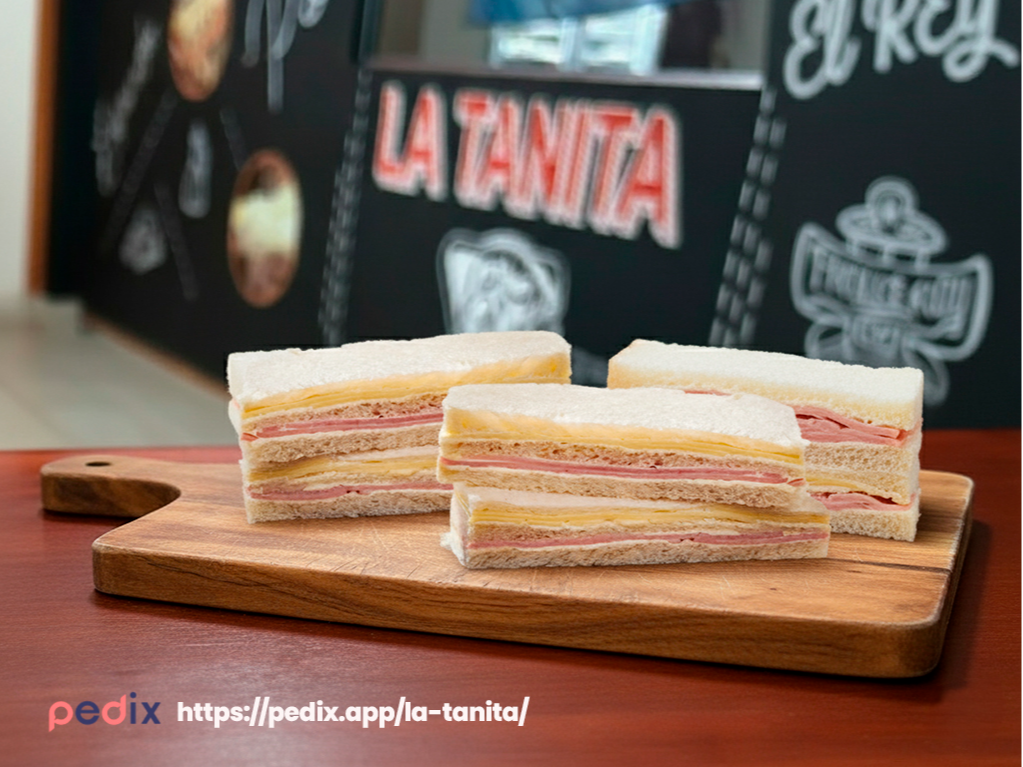 Sandwich Jamón cocido y queso