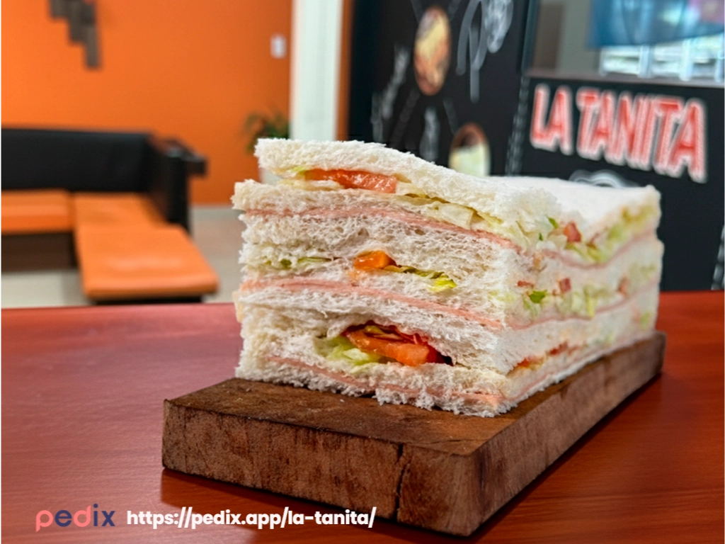 x3 Sandwich Verdura con Jamon y Queso