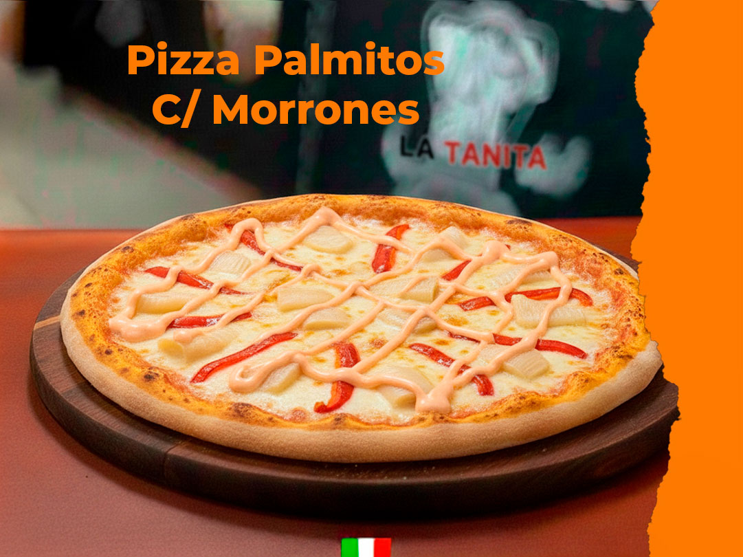 Pizza Palmitos C/ Morrones