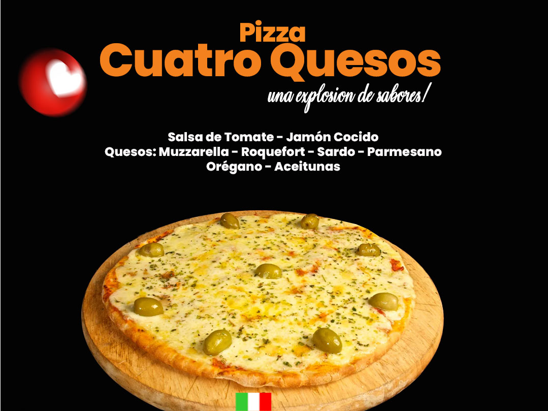 Pizza 4 Quesos