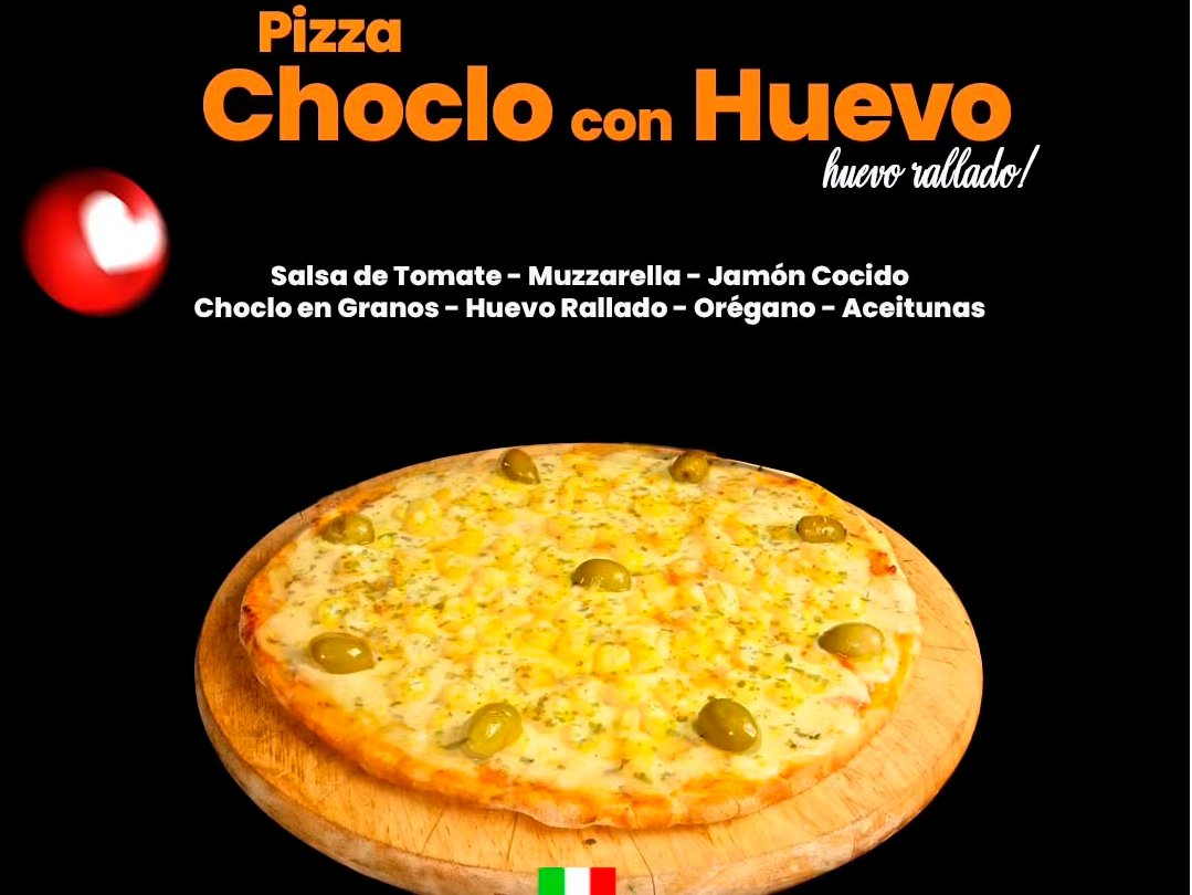 Pizza Choclo C/ Huevo