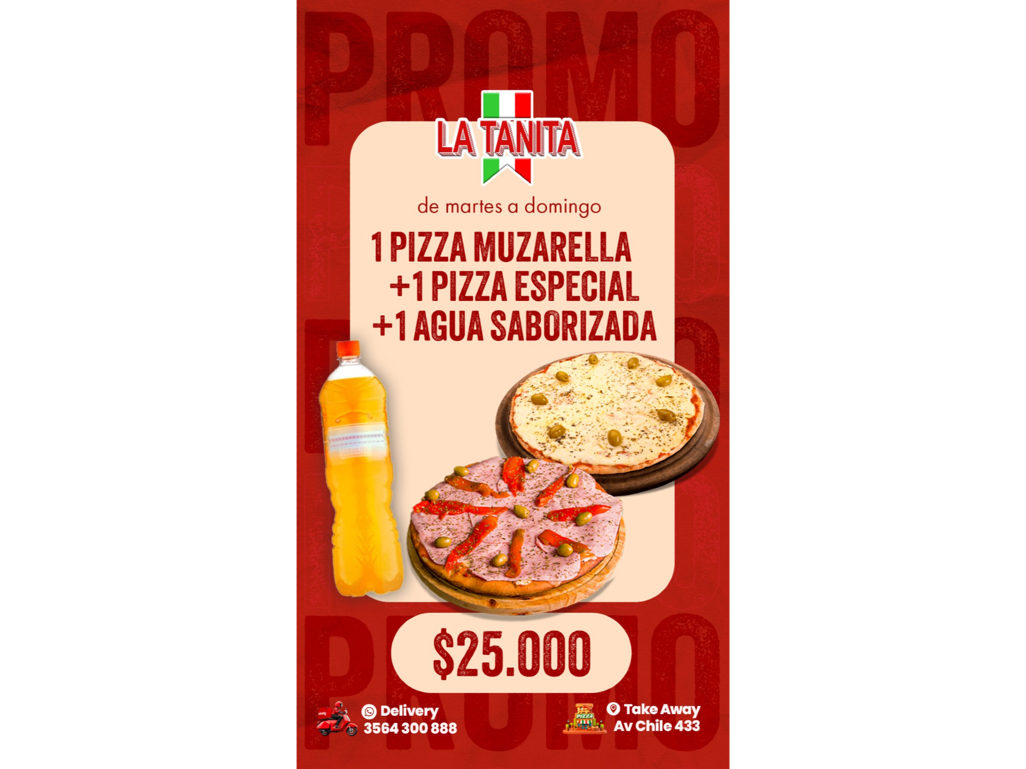 Promo  - Muzzarella + Especial