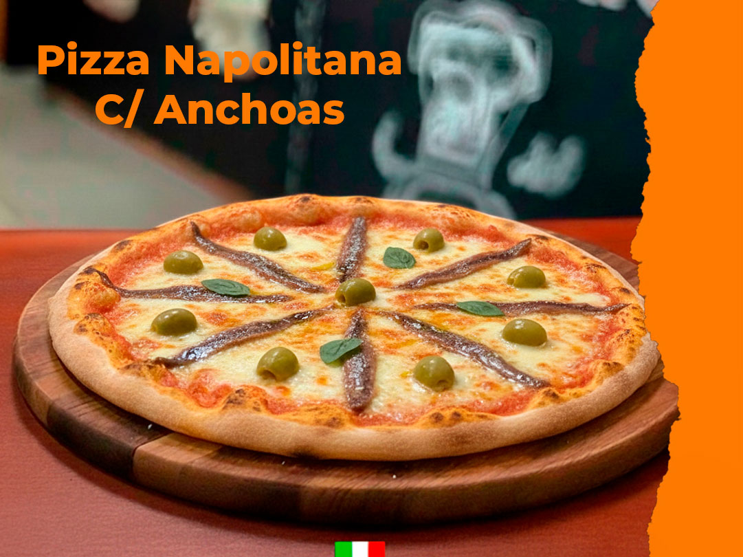 Pizza Napolitana C/ Anchoas