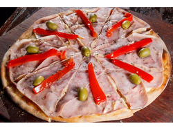 1/2 Muzza con Jamon Especial