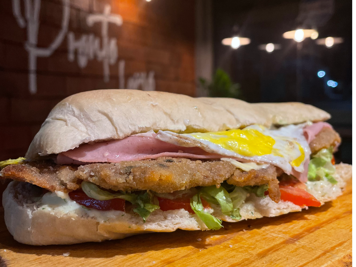 Sandwich de milanesa + papas fritas