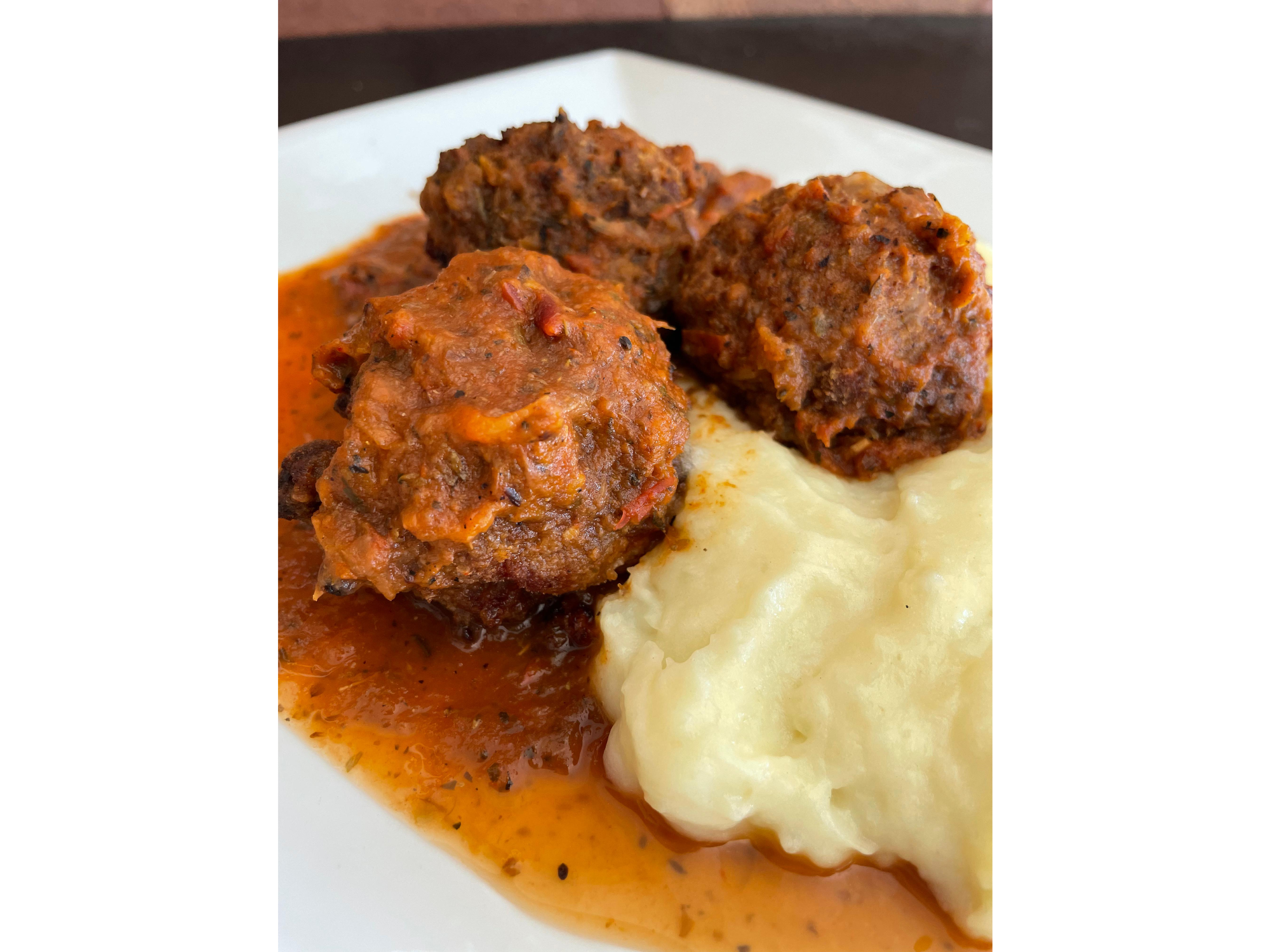 Albóndigas con pure