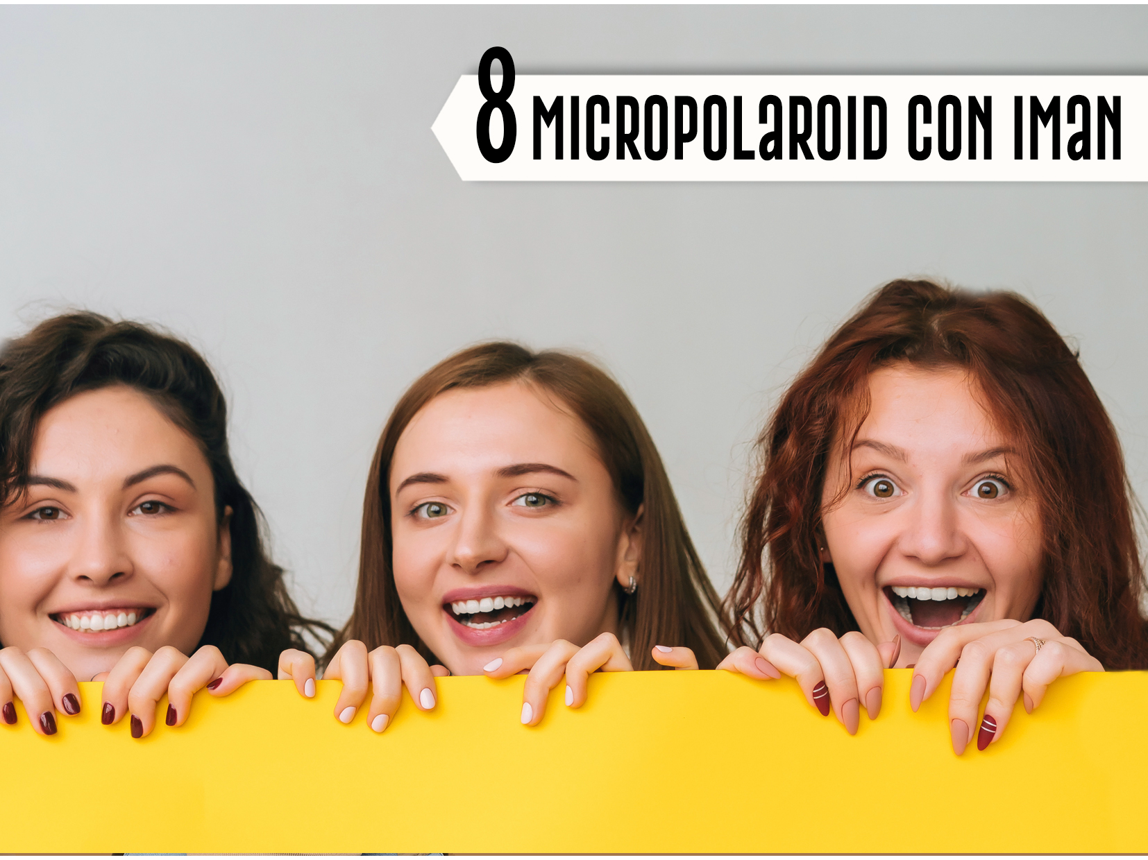 Micropolaroid con Iman