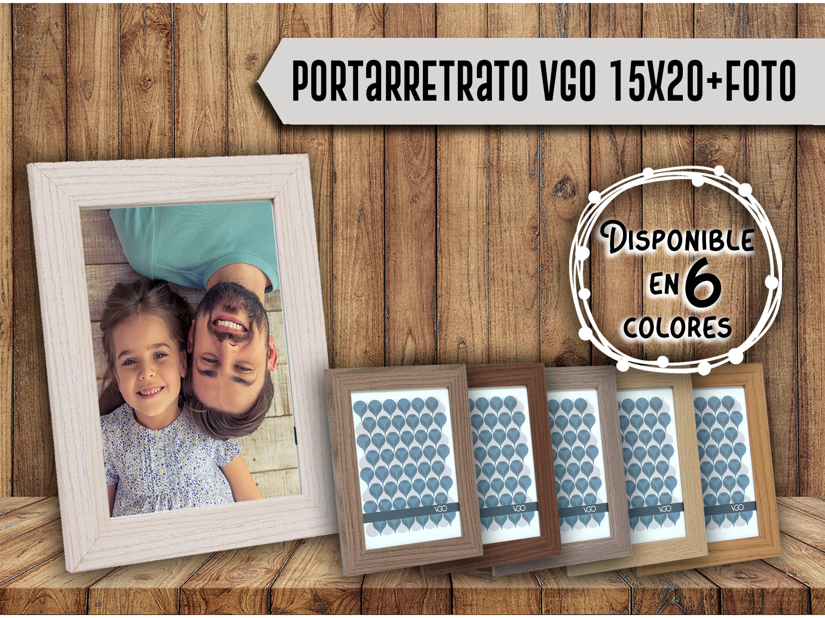 Portarretrato 15x20 VGO con foto