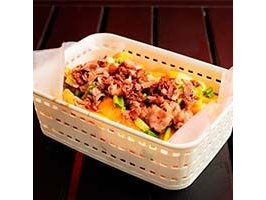 Papas fritas cheddar