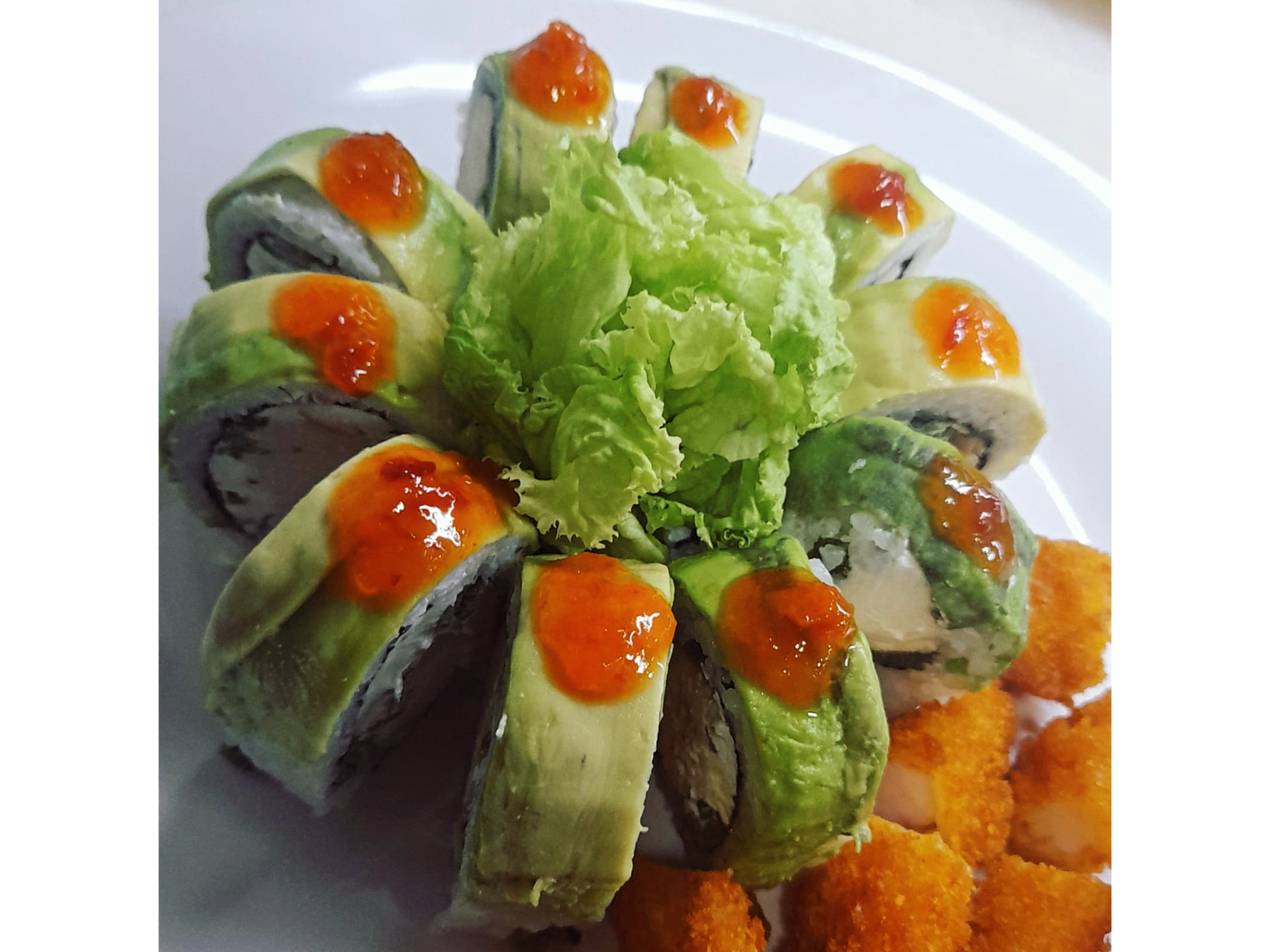 Sushi envoltura de palta