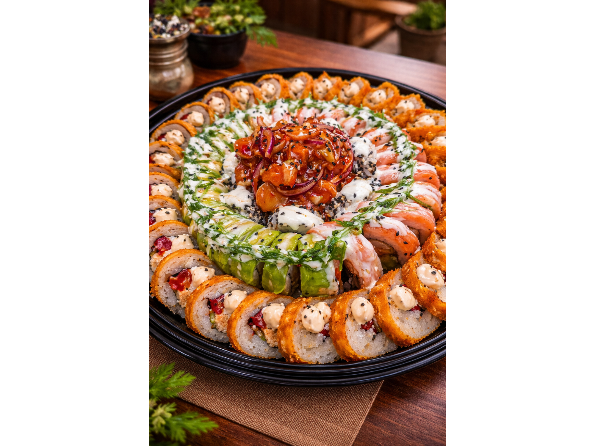 Torta de sushi 60 piezas