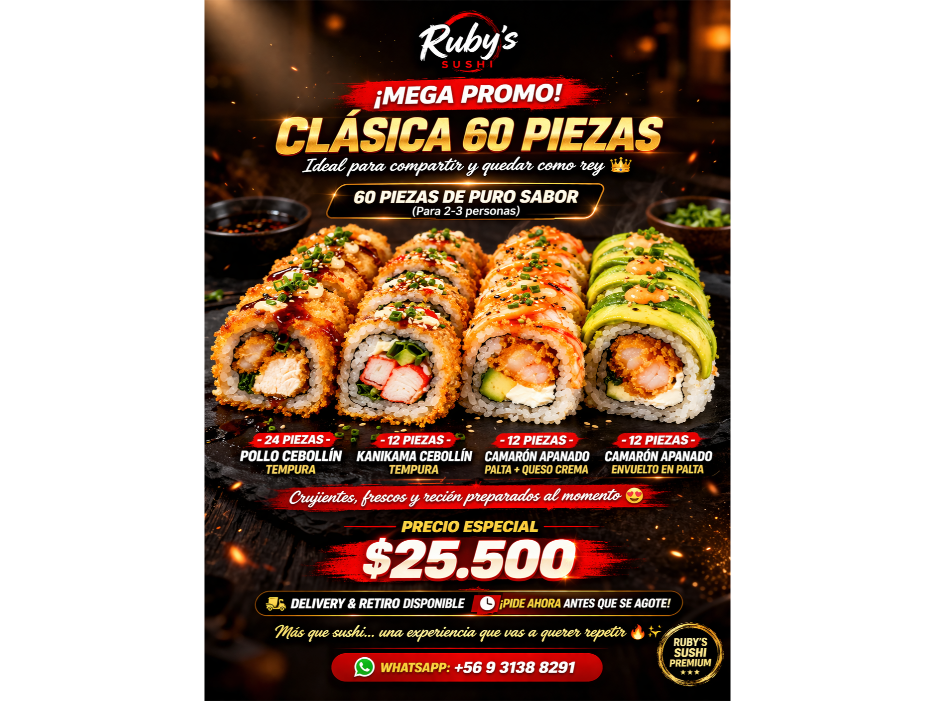 PROMO clasica x 60 piezas