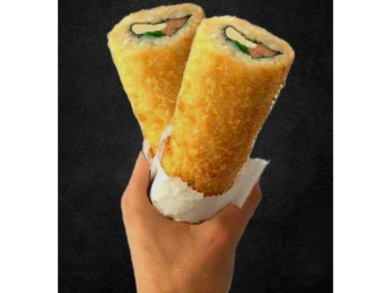 2 handrols  pollo palta