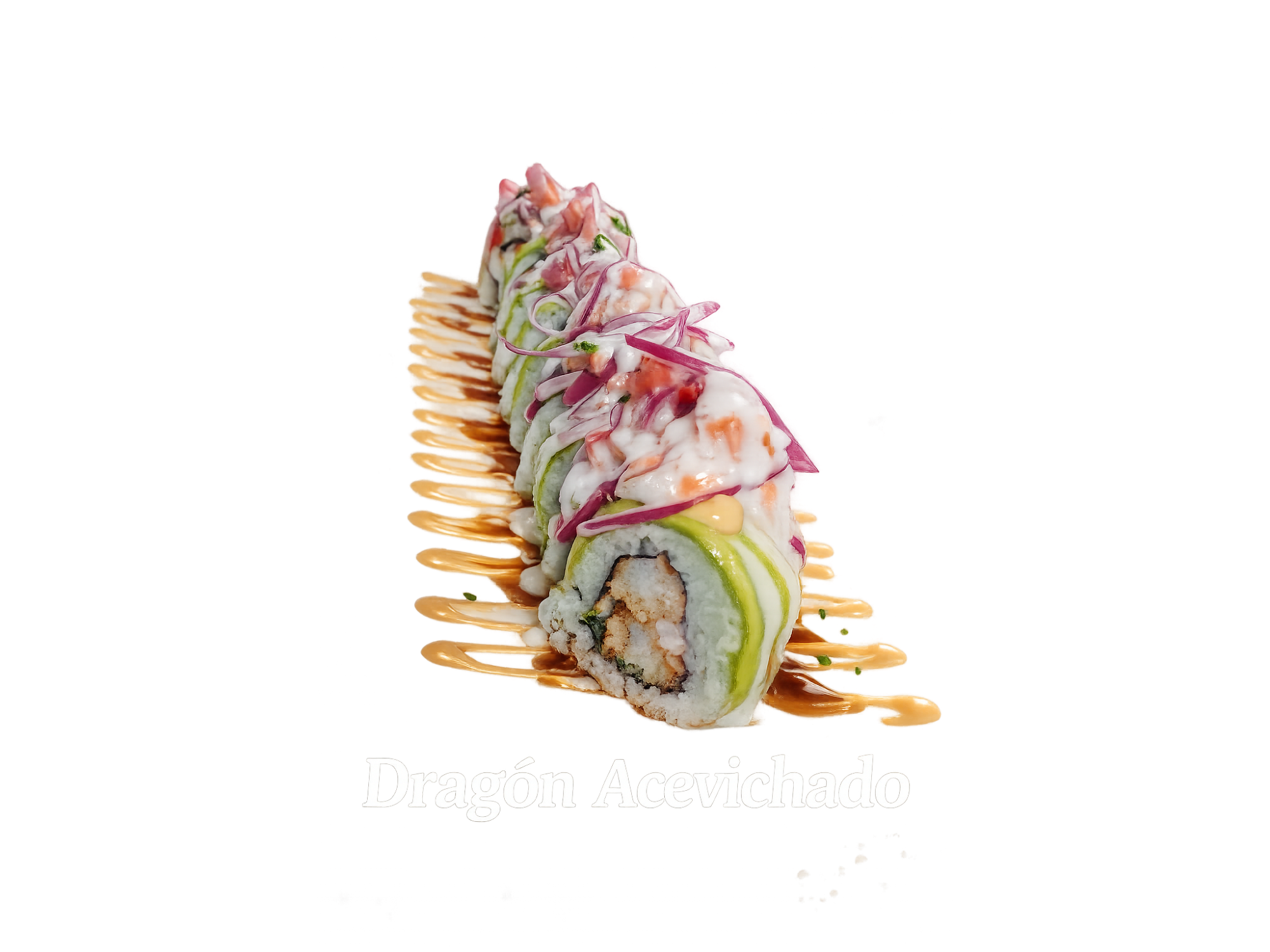 Dragon acevichado roll