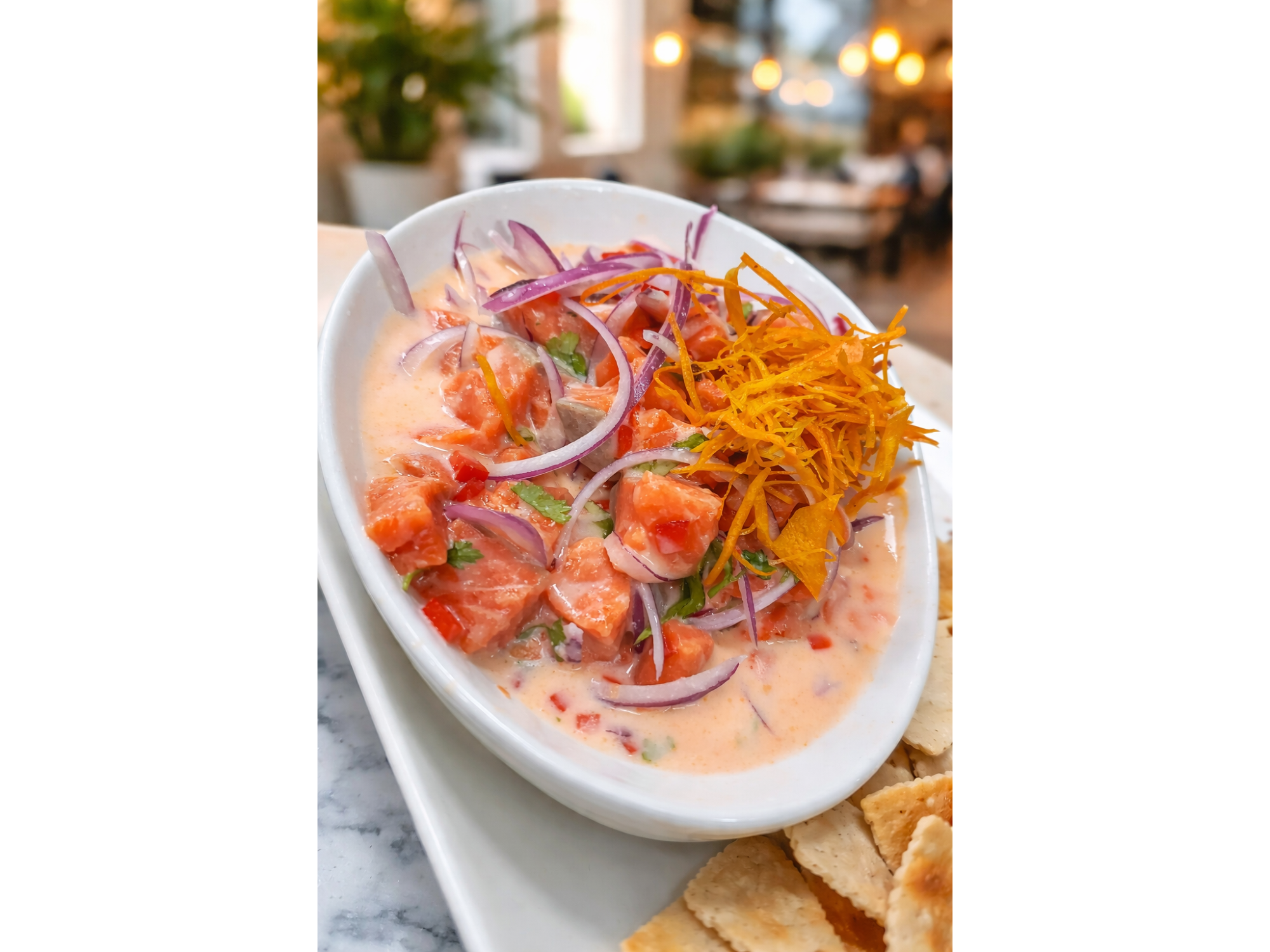 Ceviche de salmon