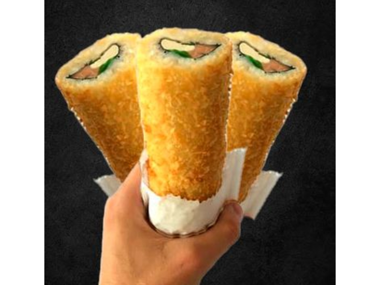 3 handrols pollo cebollin