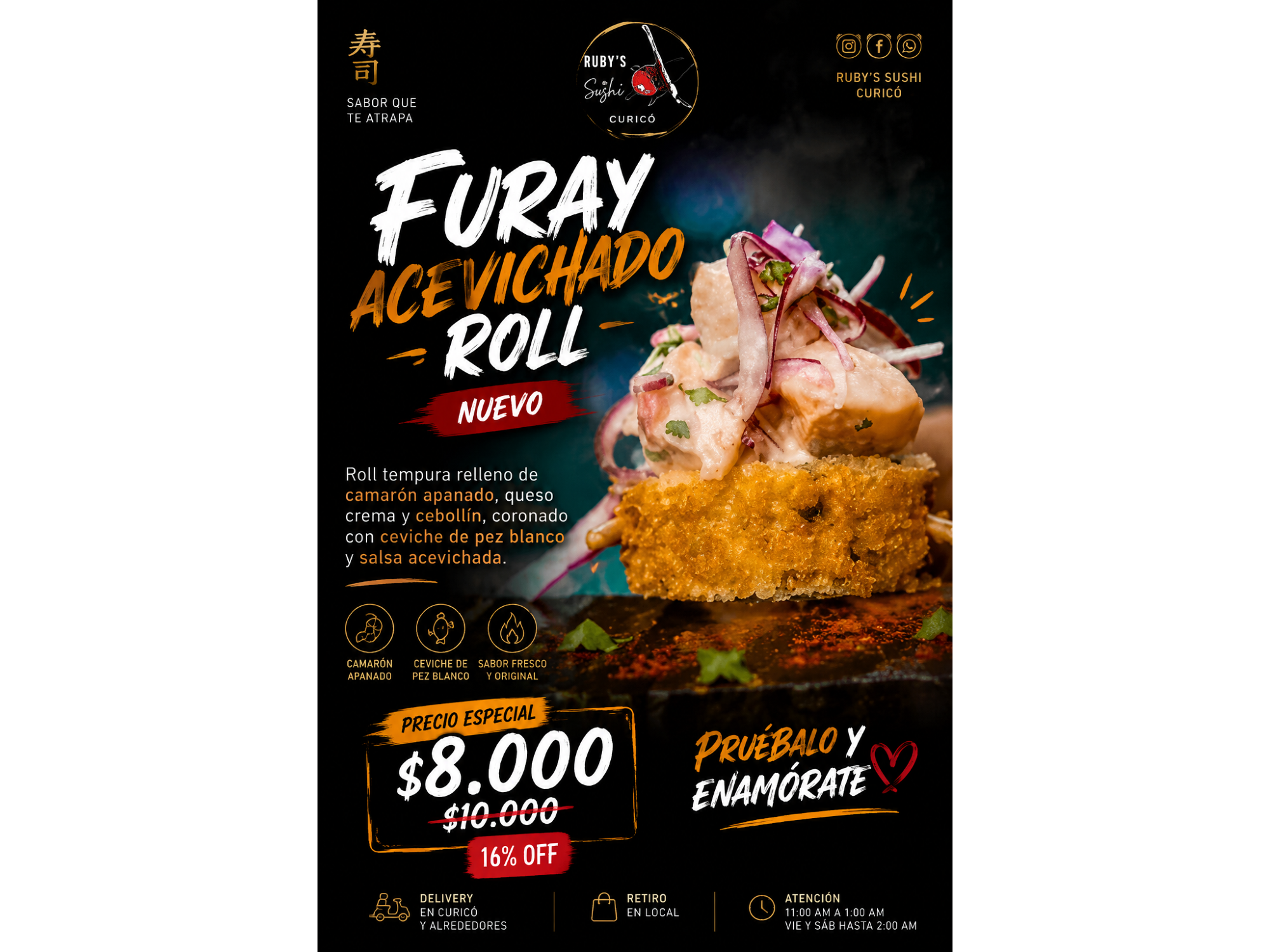 Furay acevichado Roll