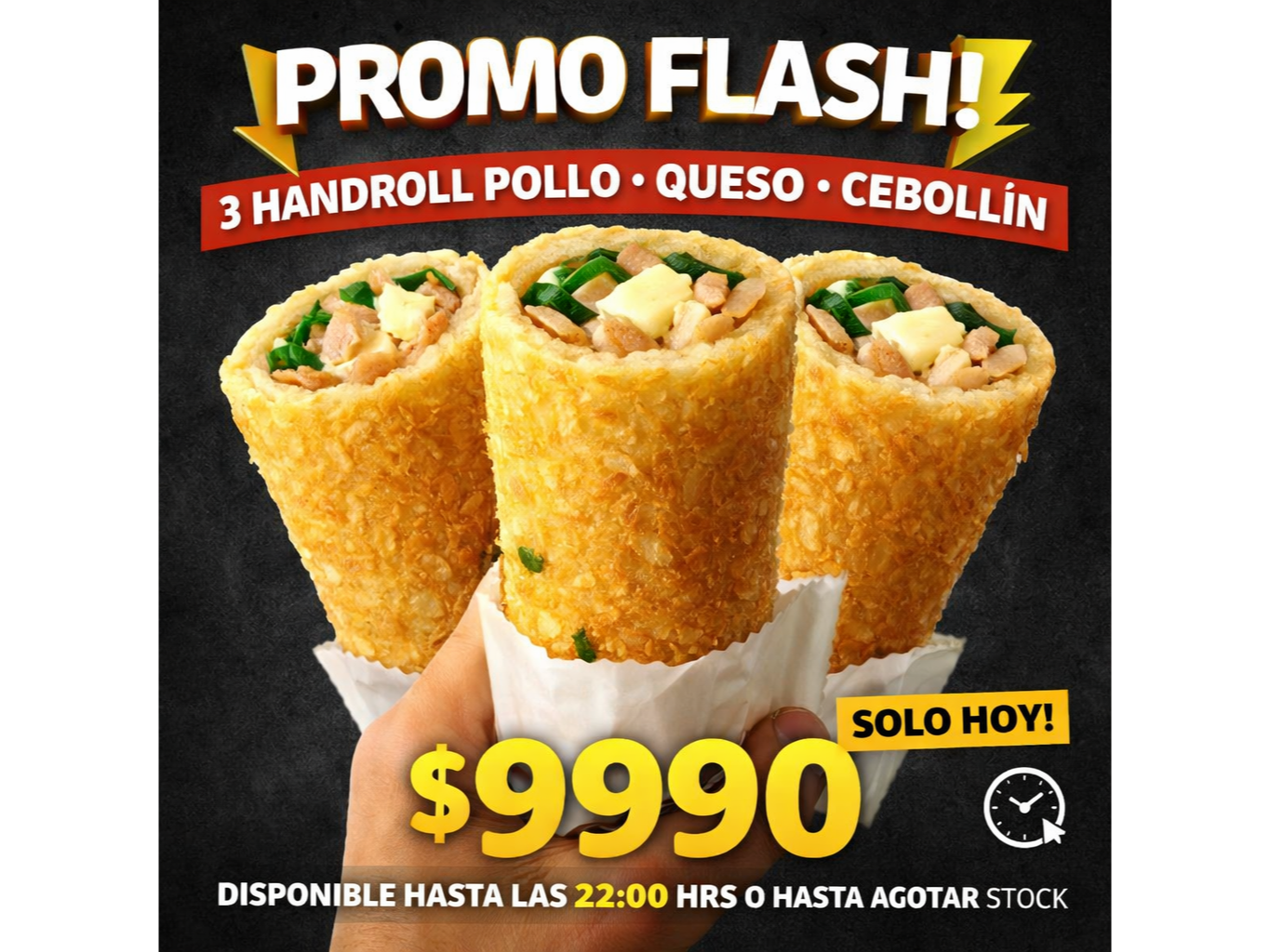 Promo handroll x 3