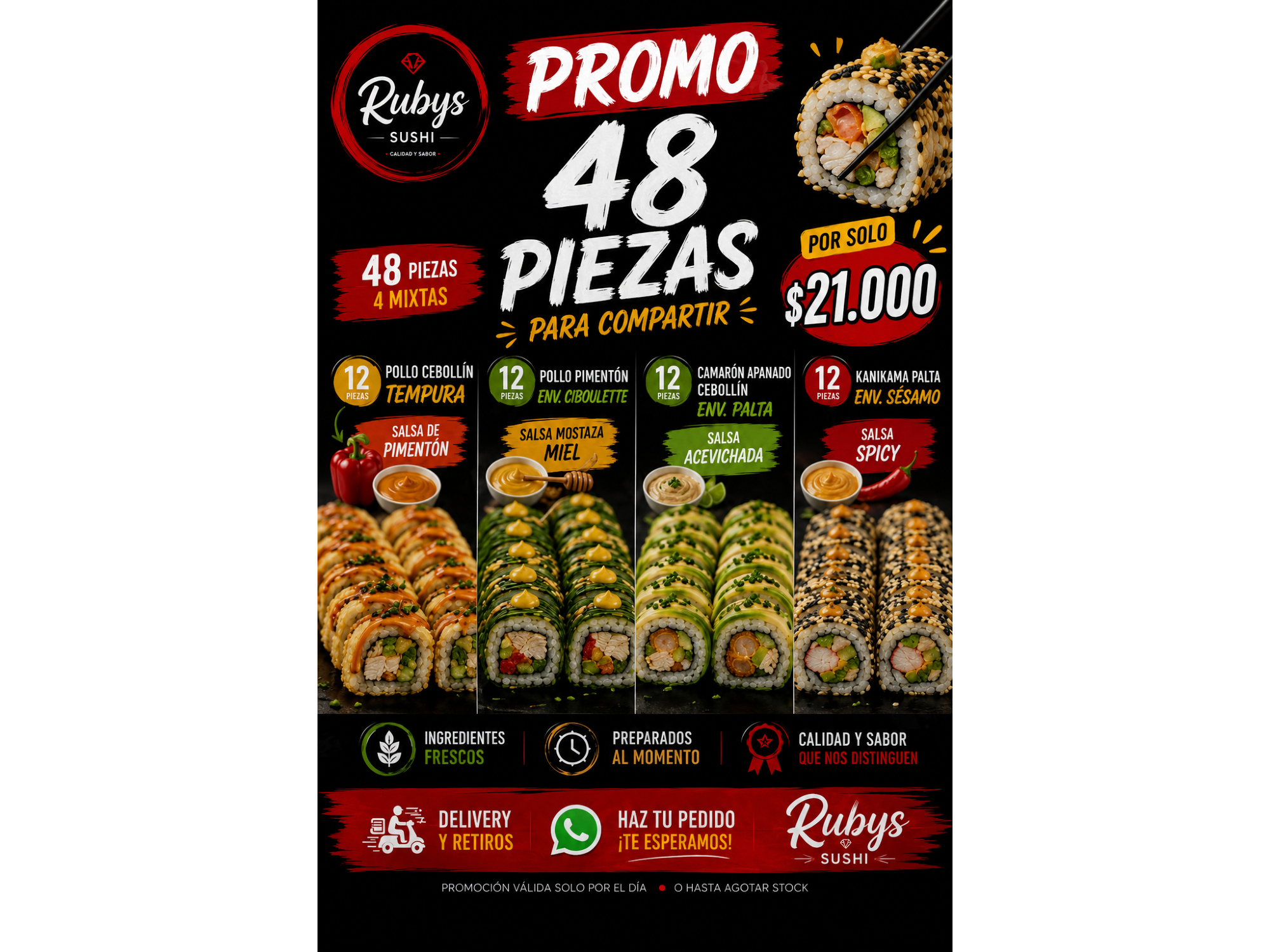 Promo de 48 para compartir