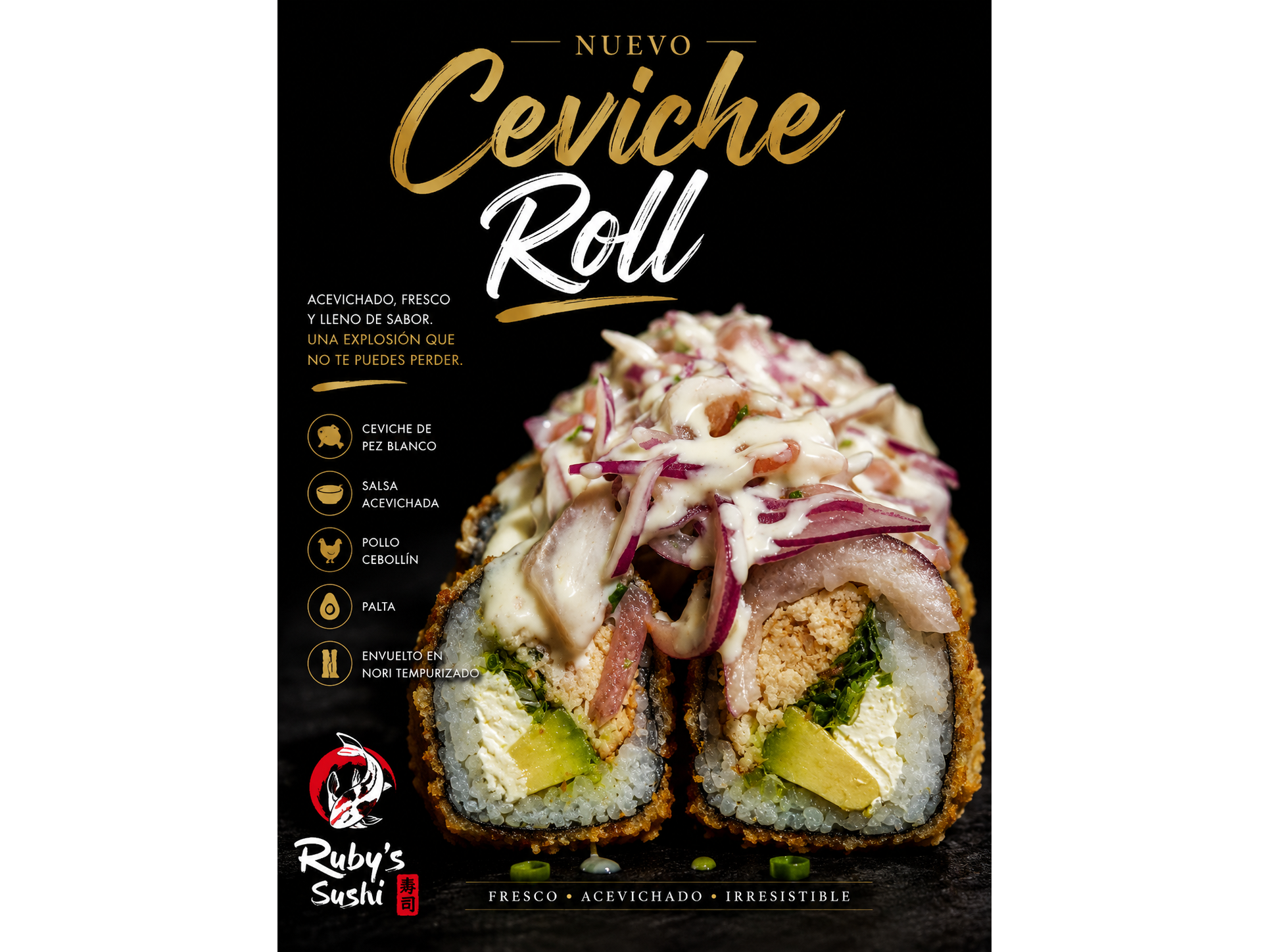 Ceviche roll