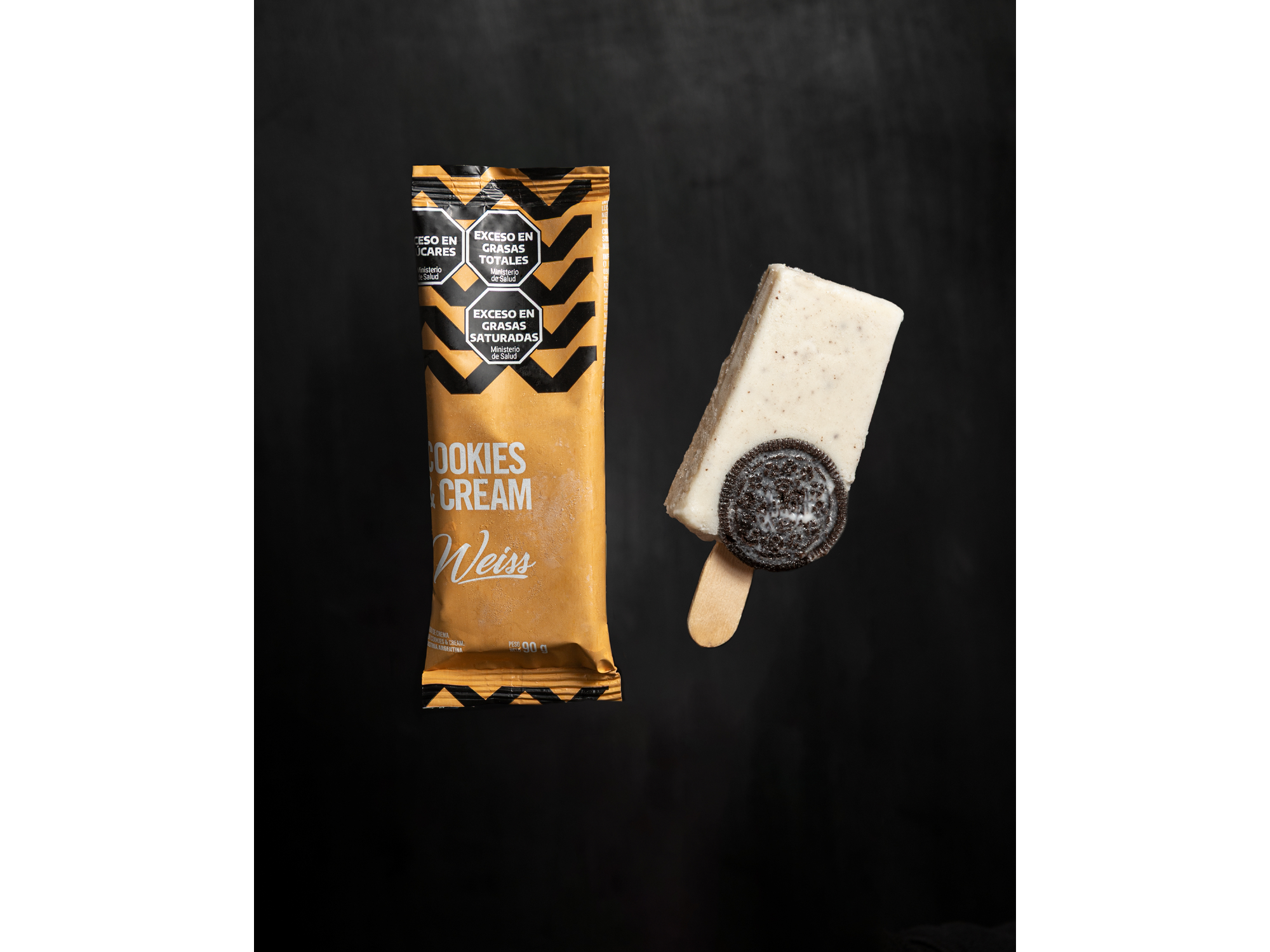 Helado Cookies and Cream