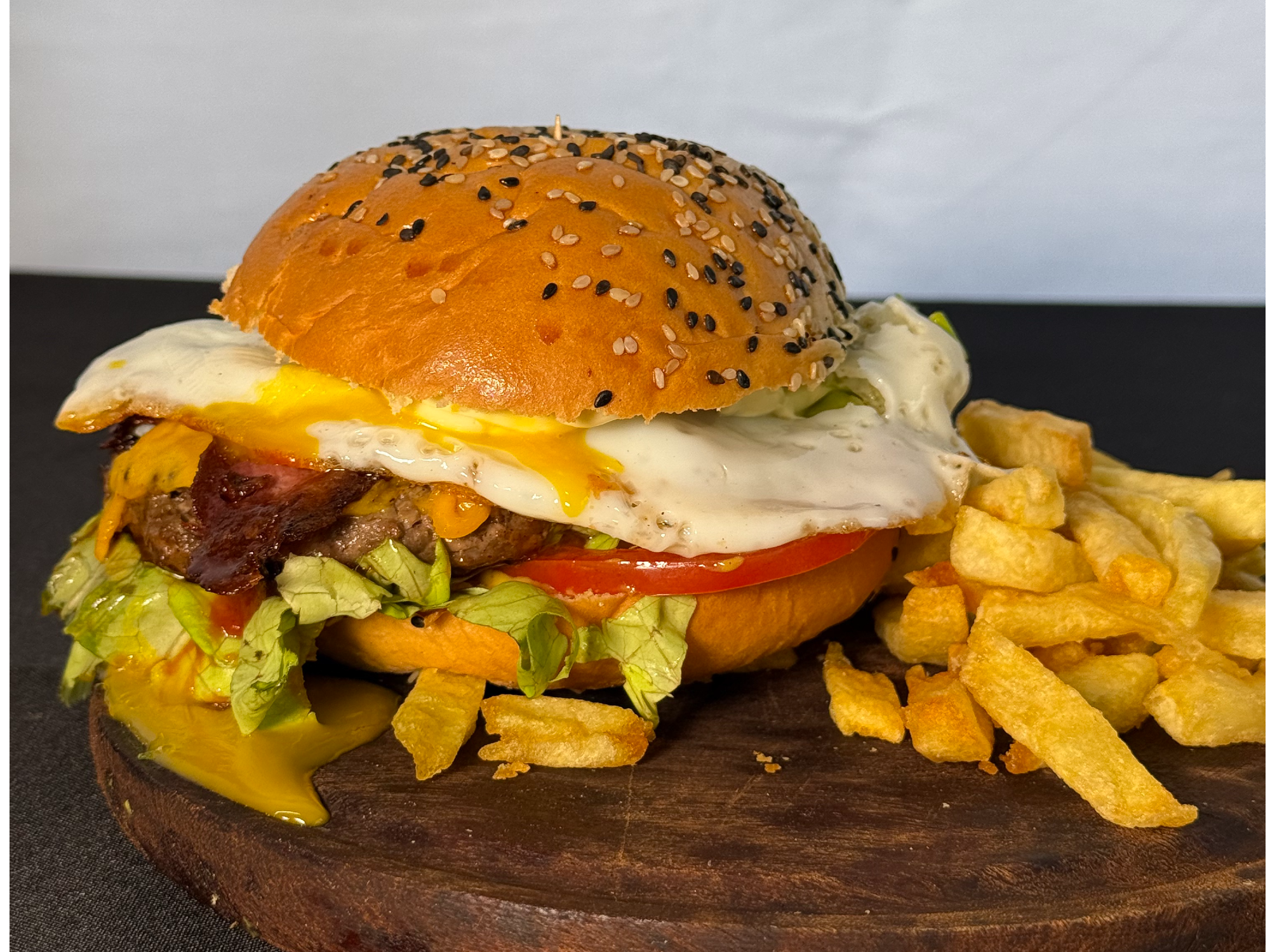 Hamburguesa Smash doble completa