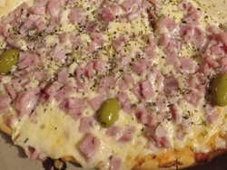 Jamón con crema