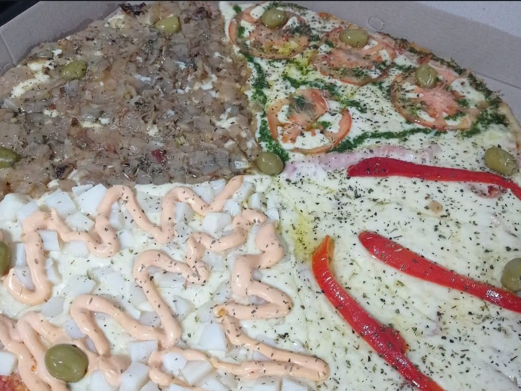 Pizzas 4 estaciones ( 4 sabores)