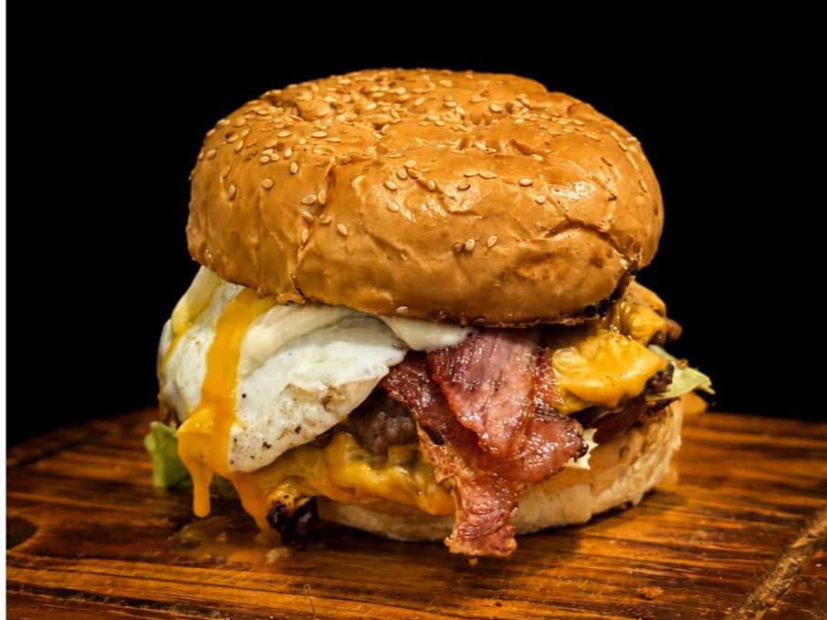 Hamburguesa Smash doble completa