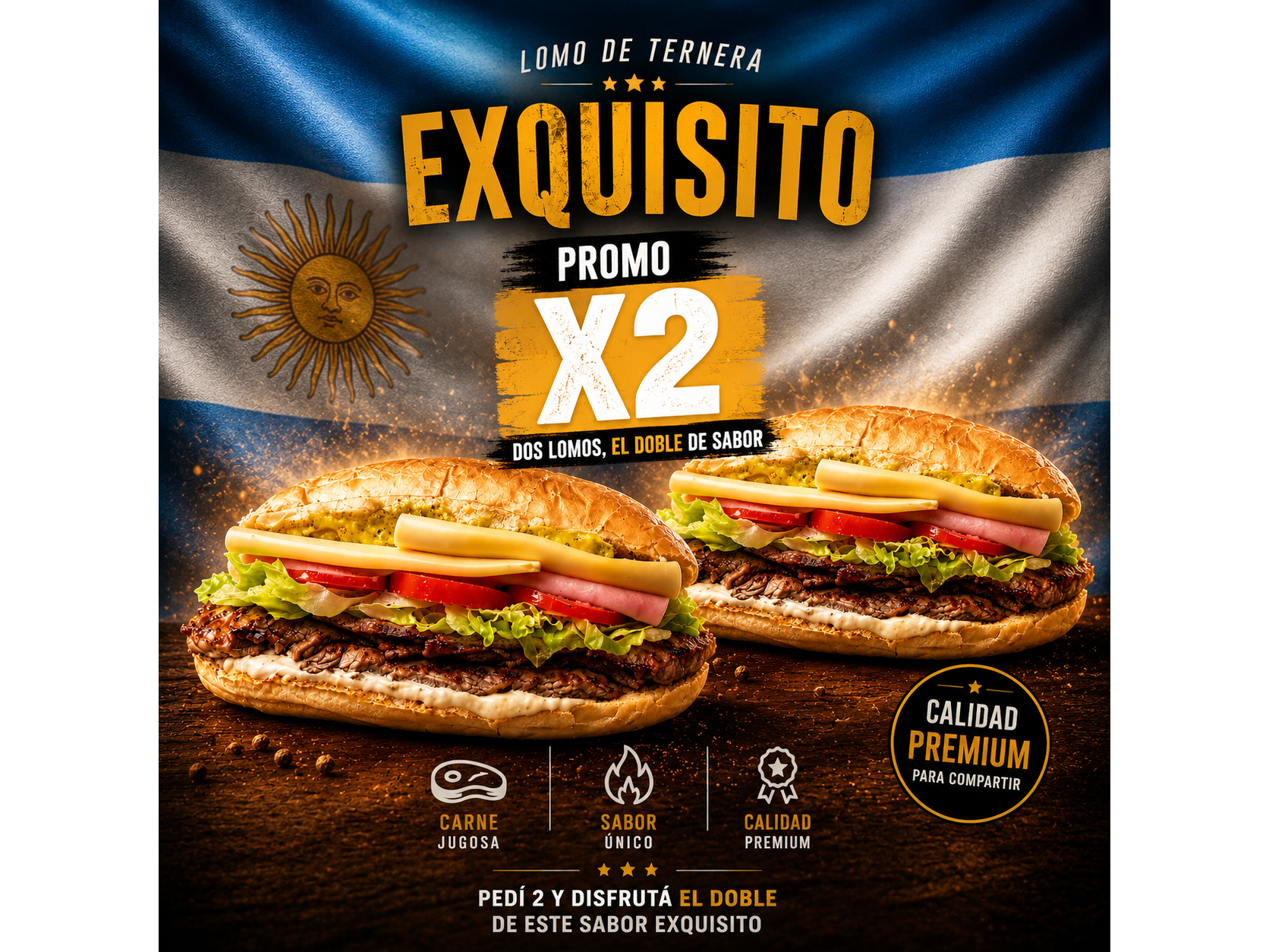 x2 LOMOS COMPLETO