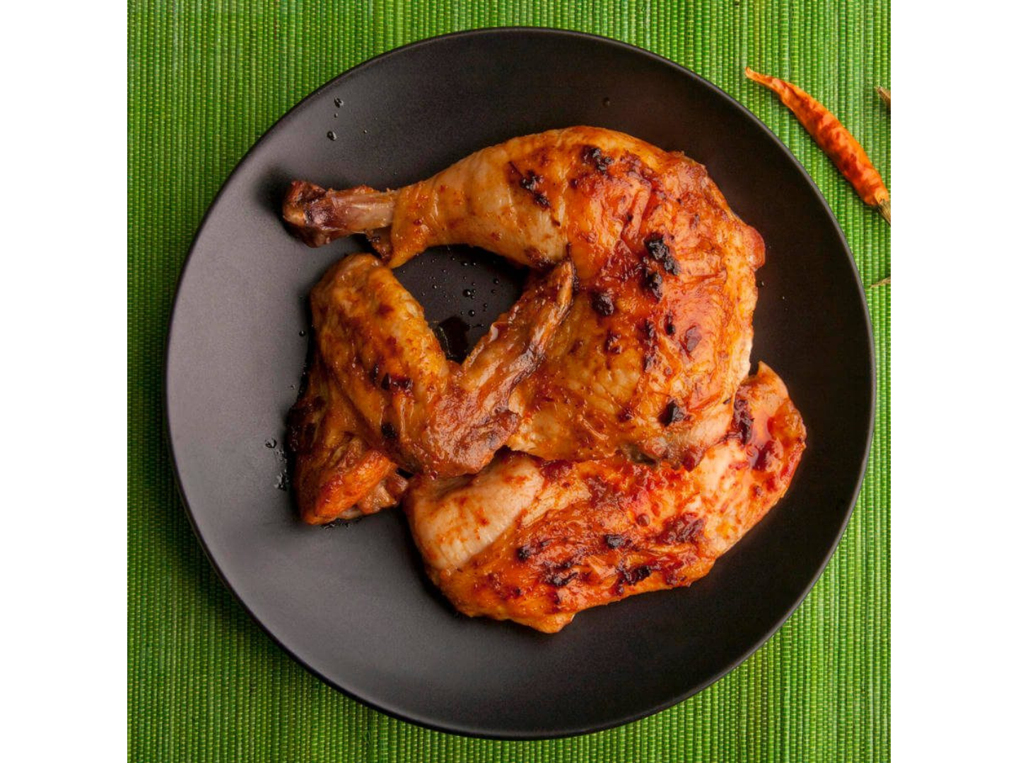 Martes: Pollo al horno + pastas con crema y queso