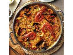 Miércoles: Paella de mariscos