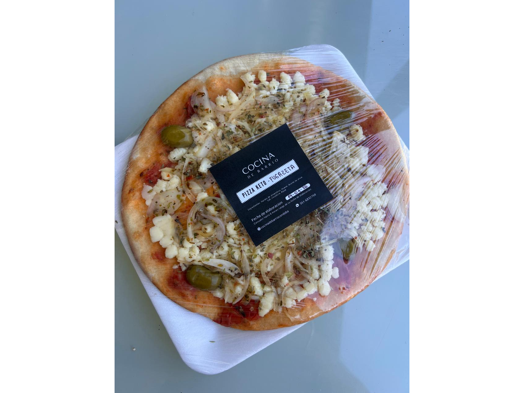 PIZZETA KETO FUGAZETA FRIZADA