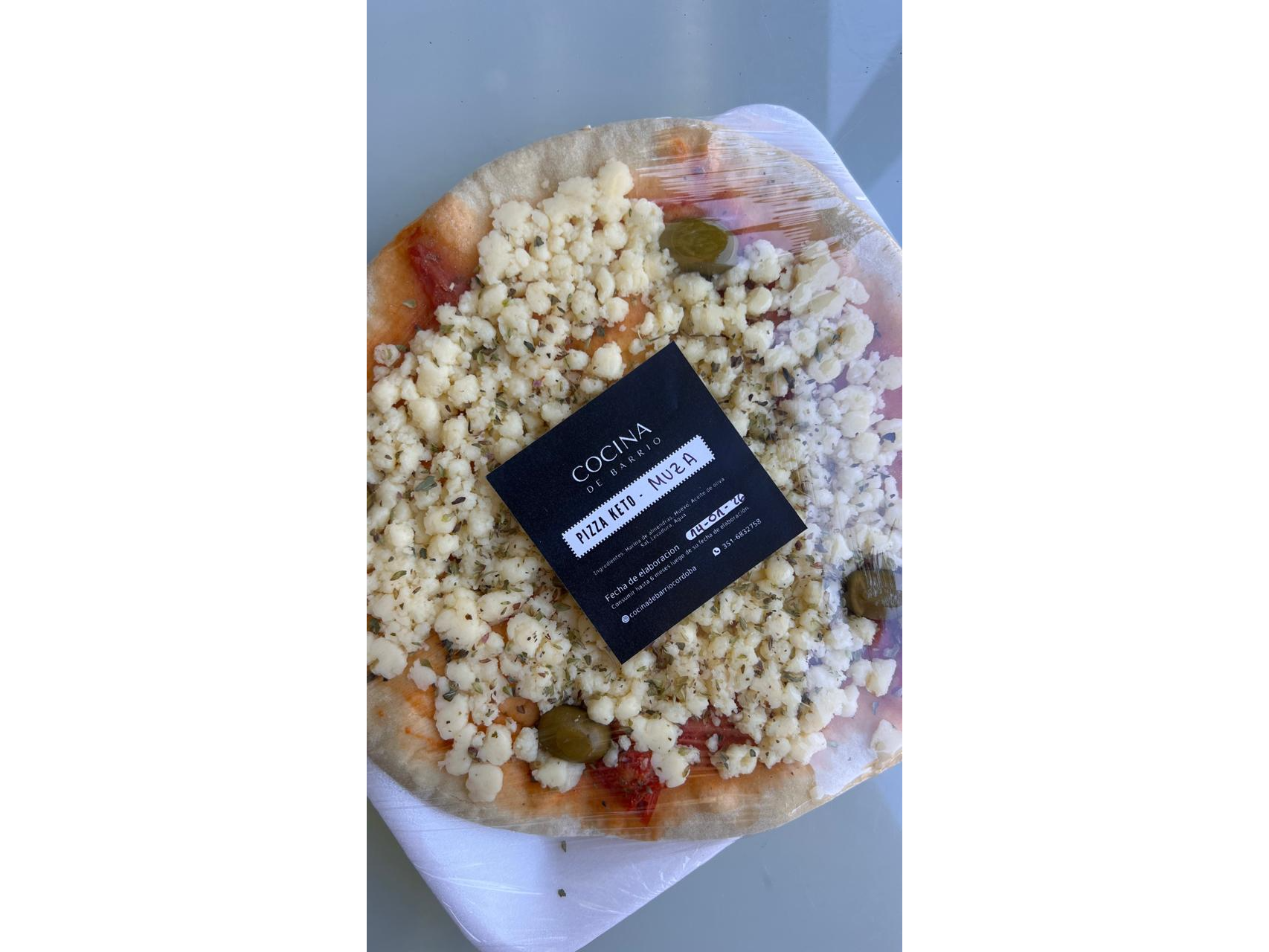 PIZZETA KETO MUZZA FRIZADA