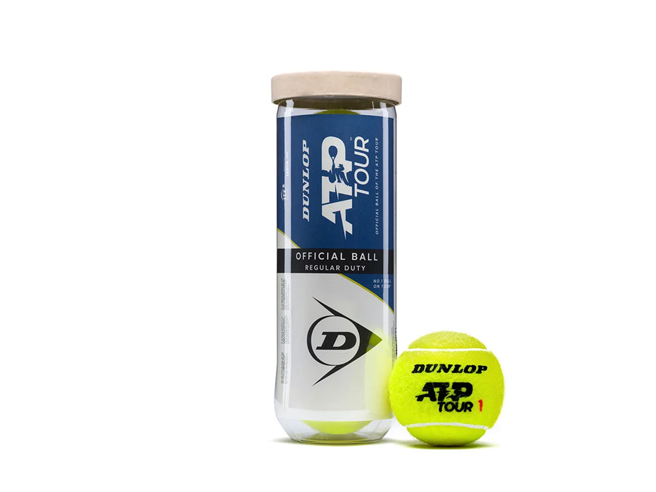 TUBO PELOTAS DE TENIS DUNLOP ATP DUTY