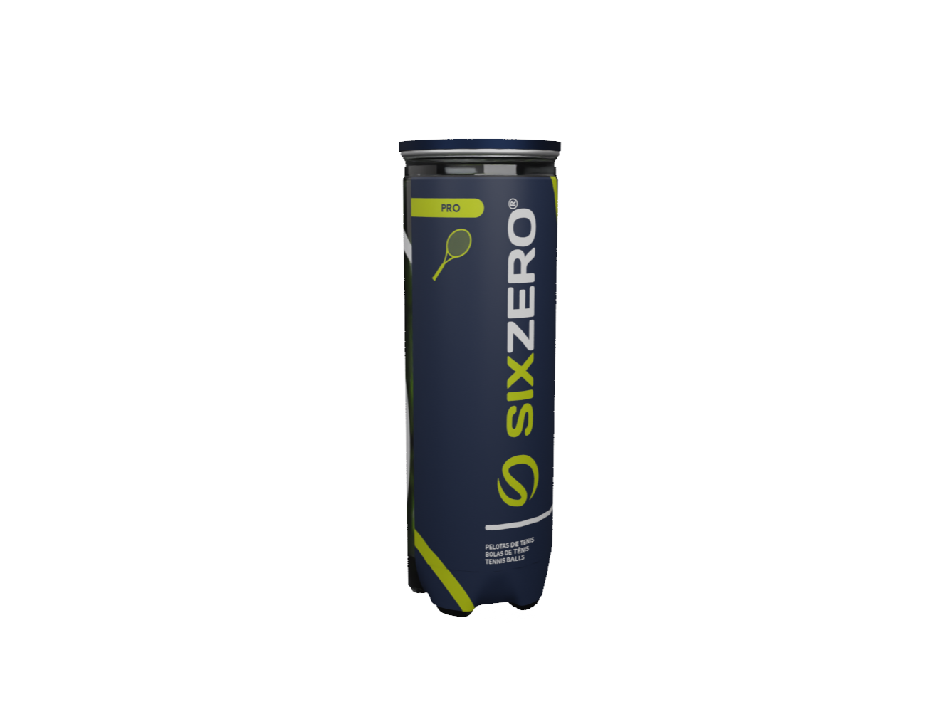 TUBO PELOTAS PADEL SIXZERO PRO 2.0