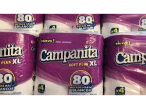 PAPEL HIGENICO CAMPANITA PLUS XL 80