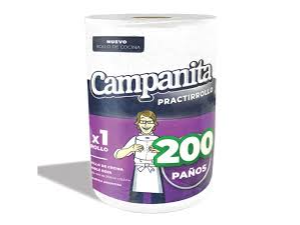 ROLLO COCINA 200 PAÑOS PRACTIROLLO CAMPANITA