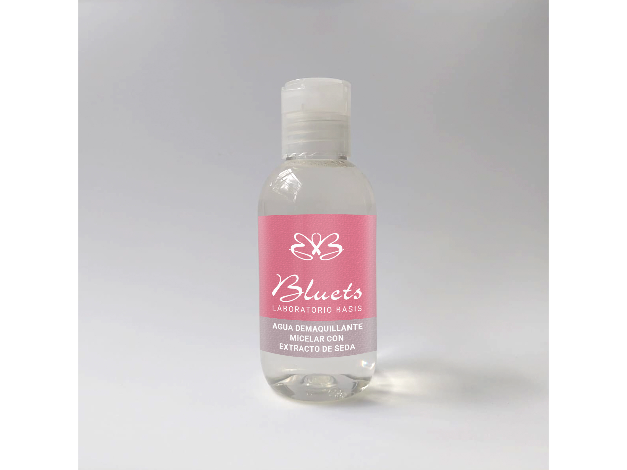 Agua demaquillante micelar con extracto de seda