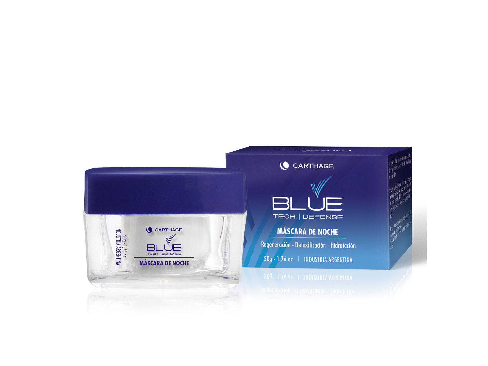 Blue Tech Defense Máscara de Noche