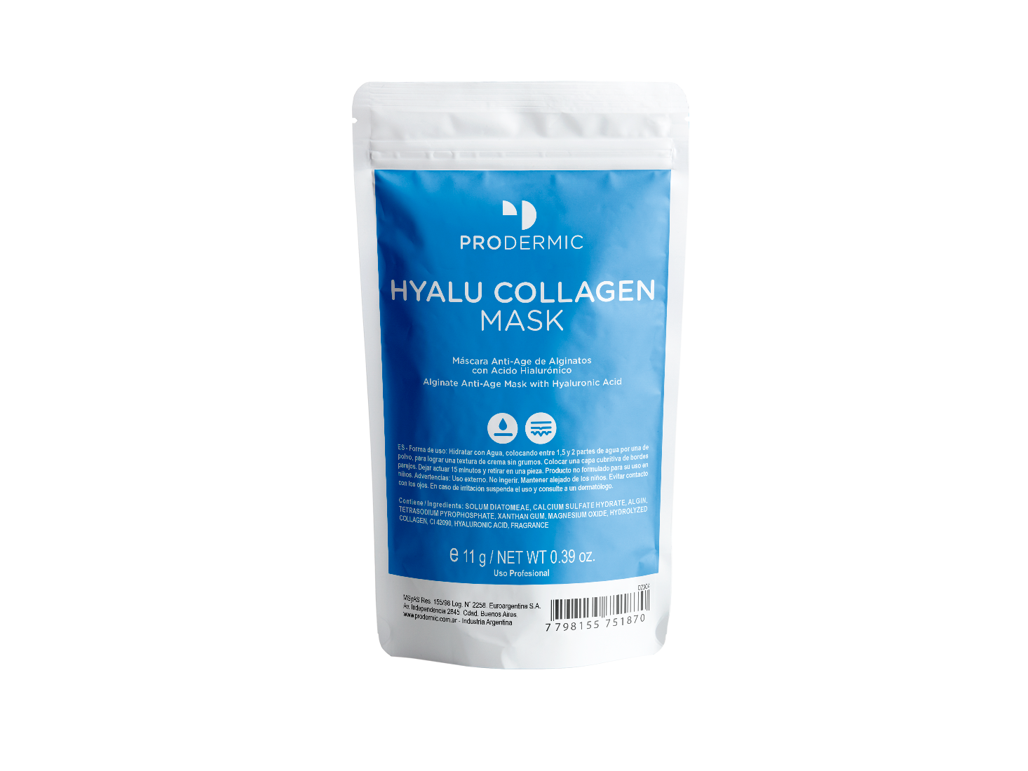 PRO HYALU COLLAGEN MASK 90gr de quimeycosmetica