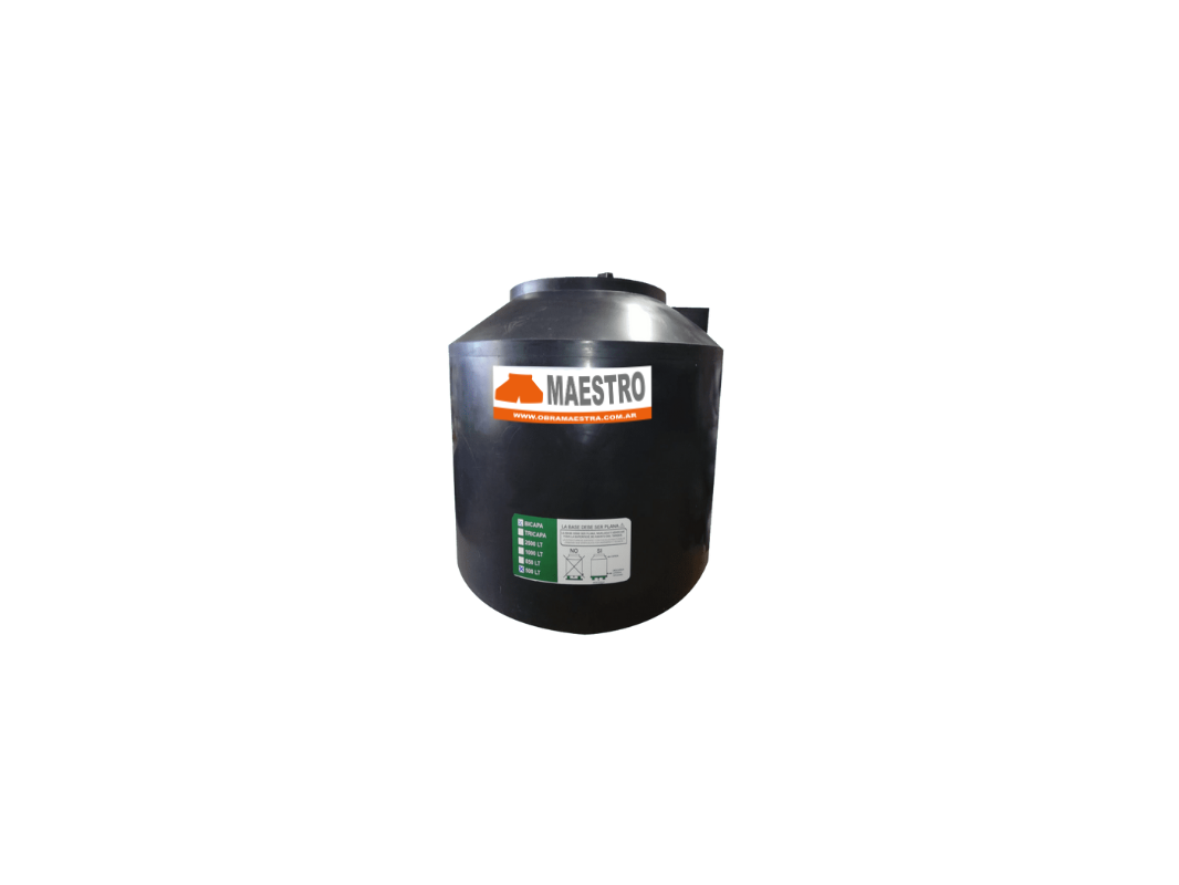 Tanque de Agua Bicapa 500 ltrs.